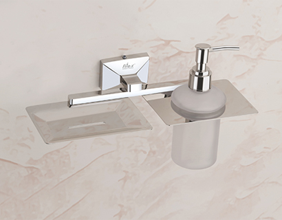 Soap Dish With Liquid Soap Dispenser