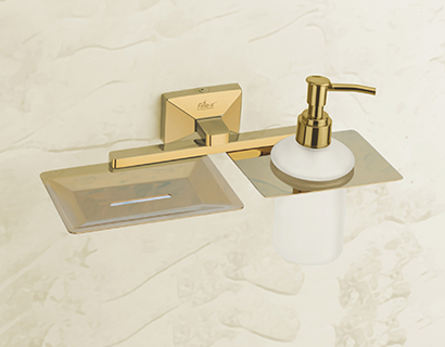 Soap Dish With Liquid Soap Dispenser
