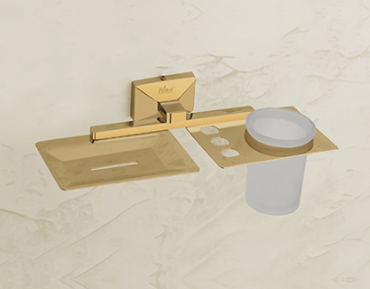 Soap Dish With Tumbler Holder